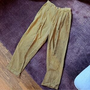 Vintage Perry Ellis Checkered Trousers